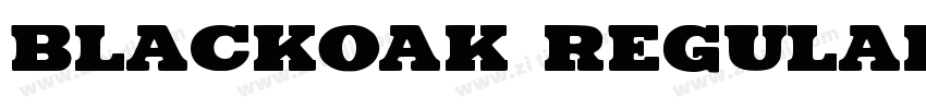 Blackoak Regular字体转换